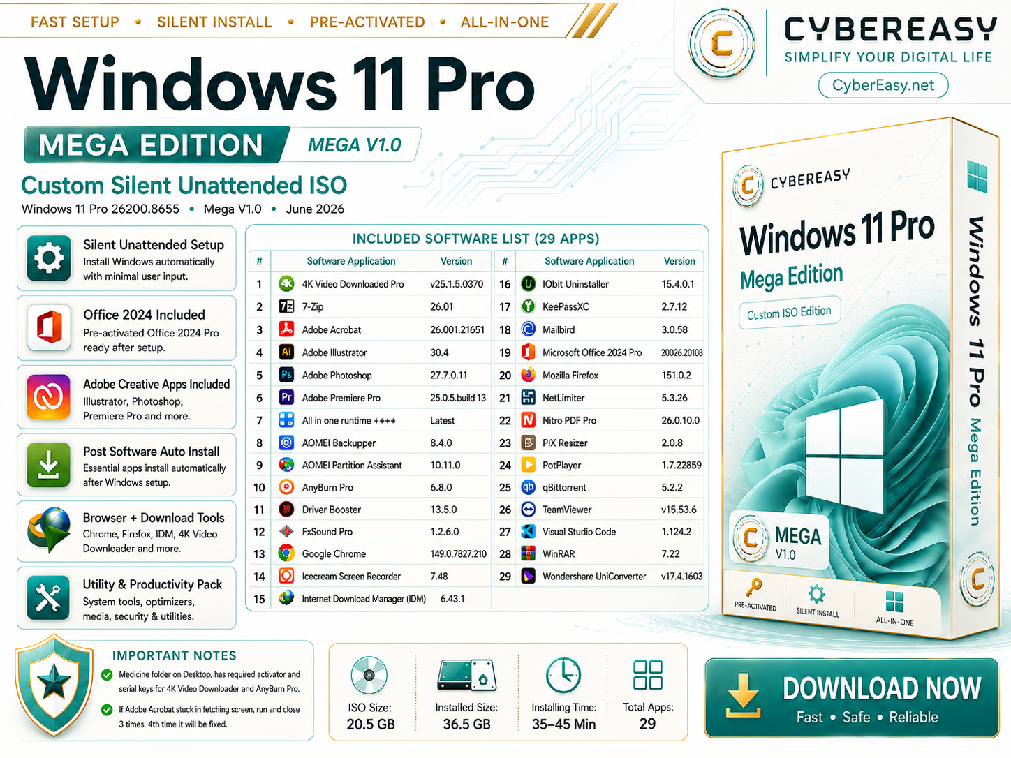 Windows 11 Pro Mega Edition