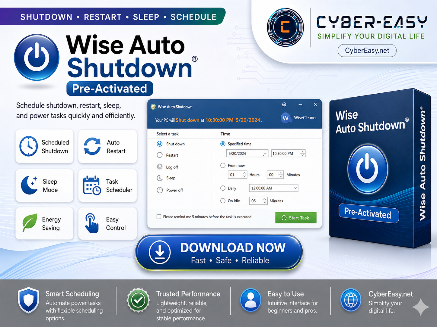 Wise Auto Shutdown Silent