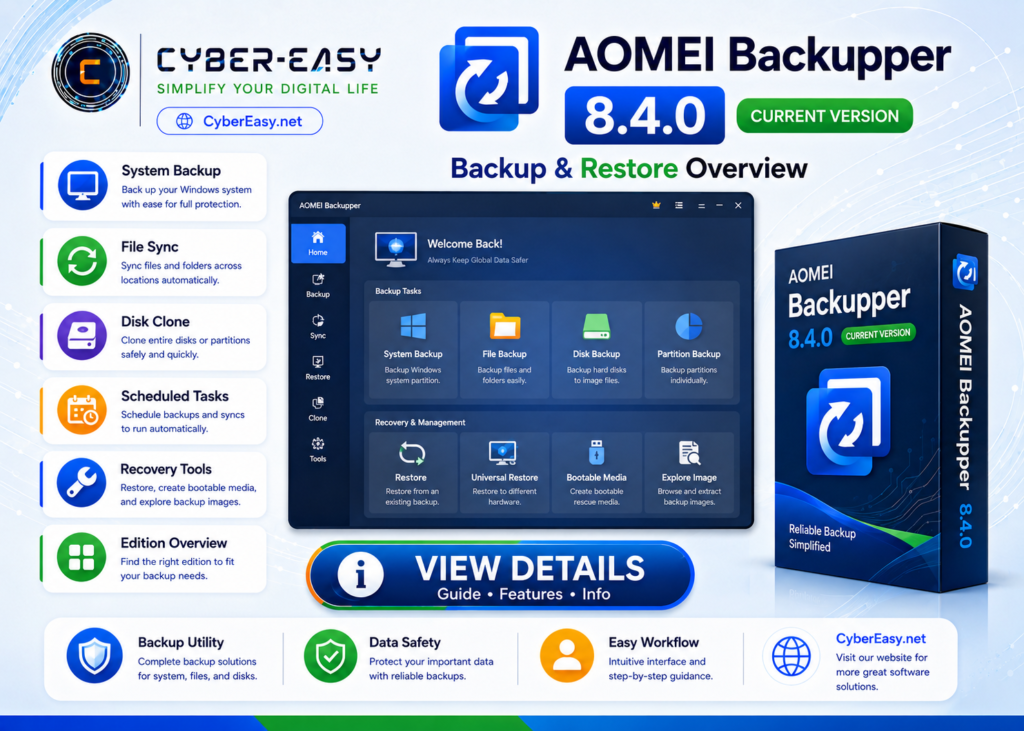 AOMEI Backupper 8.4.0