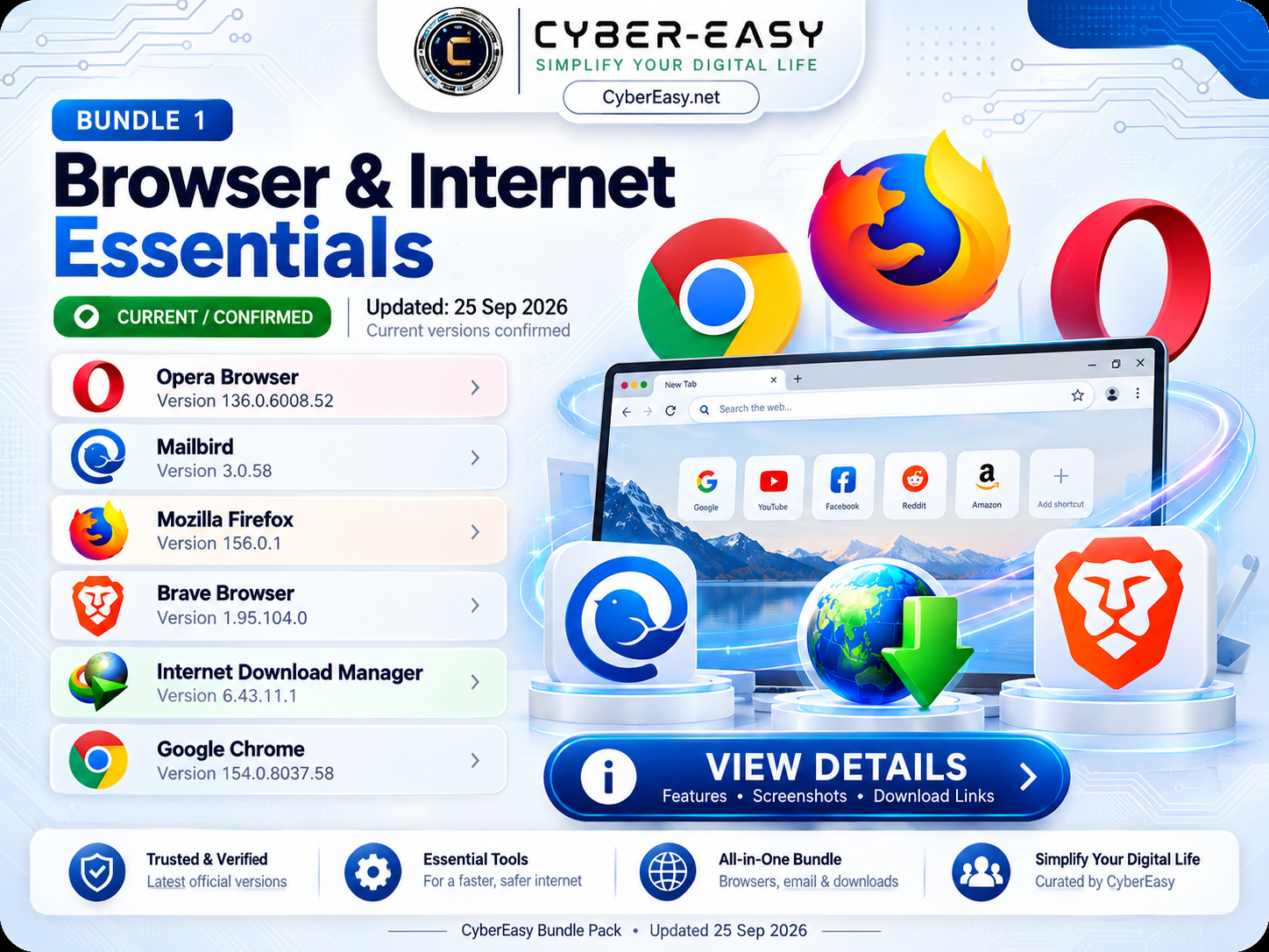 CyberEasy Browser & Internet Essentials – Bundle 1