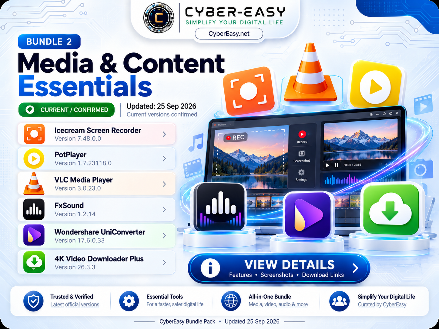 CyberEasy Media & Content Essentials – Bundle 2