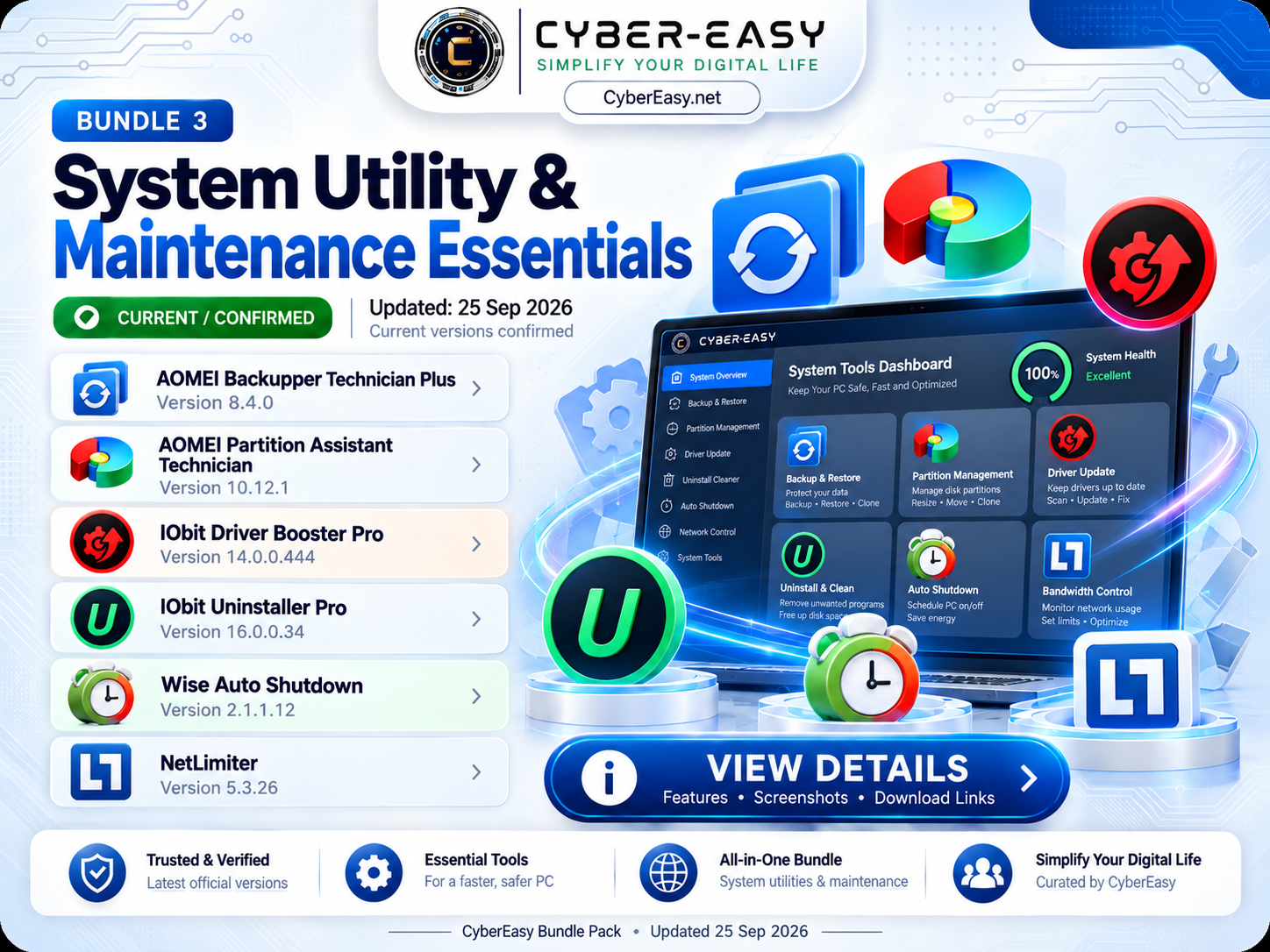 CyberEasy System Utility & Maintenance Essentials – Bundle 3
