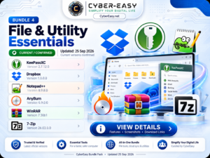 CyberEasy File and Utility Essentials Bundle 4 for Windows