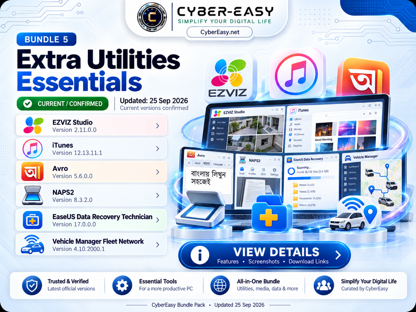 CyberEasy Extra Utilities Essentials – Bundle 5